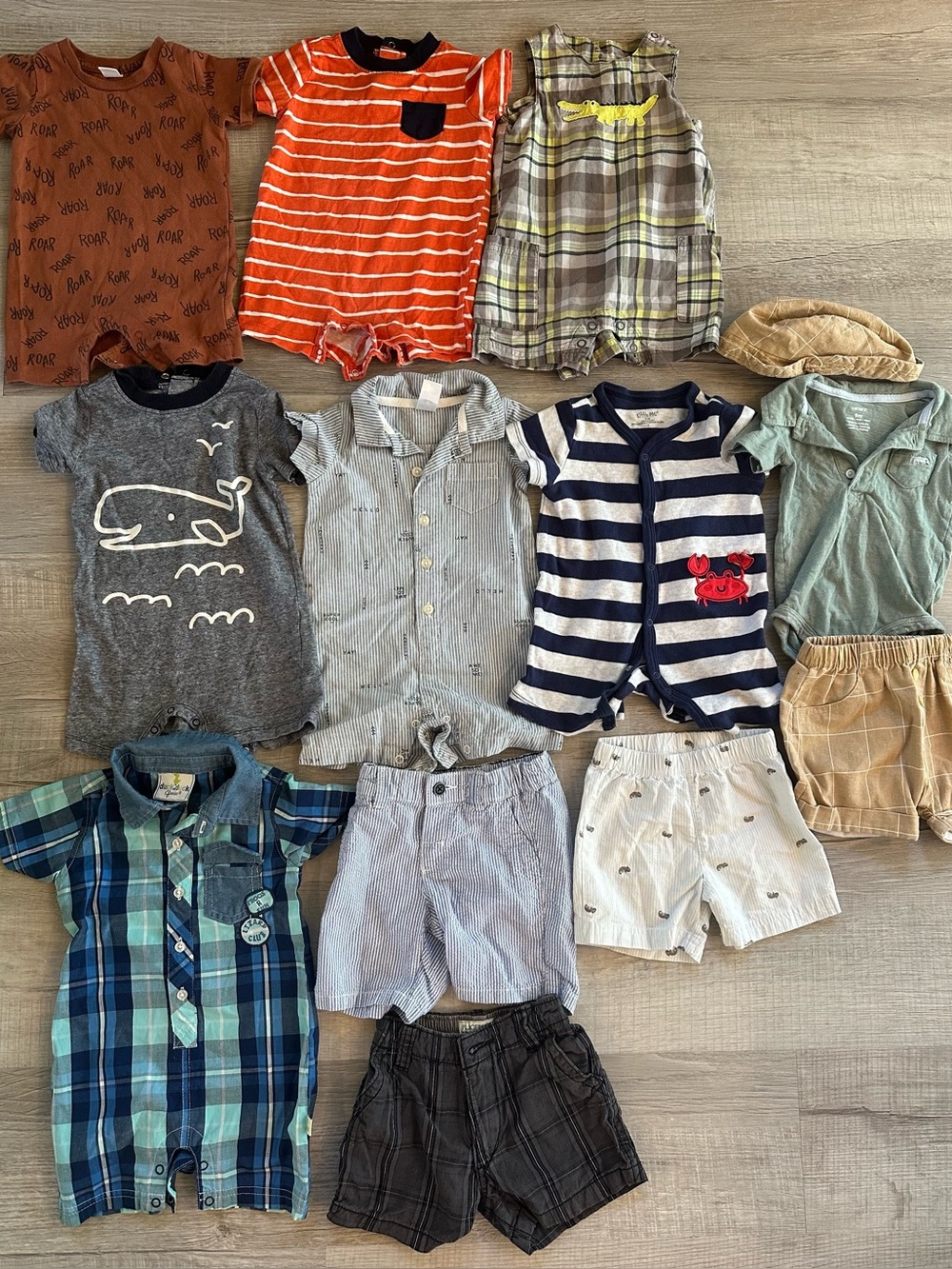 Baby Boy Summer Outfit Bundle - 6-9 months